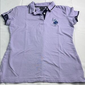 U.S. Polo Assn. Lavender Short Sleeve Polo